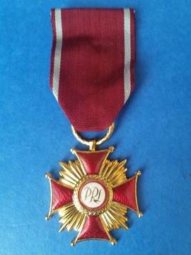 MEDAL ODZNAKA KRZYŻ ZASŁUGI RETRO KOLEKCJA PRL