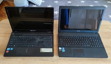 2 Laptopy Asus X54C-BBK21 i Packard Bell Pew91