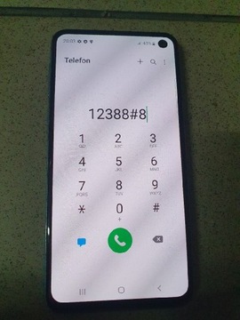 WYŚWIETLACZ SAMSUNG S10E USZKODZONA SZYBKA