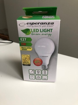 Żarówka LED Esperanza E27 5W /ELL156
