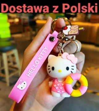 Breloczek hello kitty z kołem ratunkowym summer 