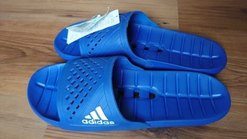 Adidas Kyaso 48 1/2 klapki męskie slides niebieski