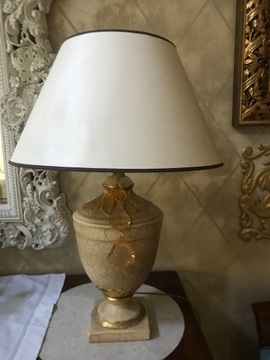 LAMPA STOŁOWA STYLOWA KRAKELURA 2 SZTUKI