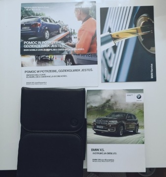 Oryginalna instrukcja obsługi i gwarancja BMW X5