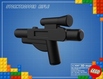 Blaster LEGO - Druk 3D