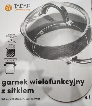 Garnek wielofunkcyjny z sitkiem