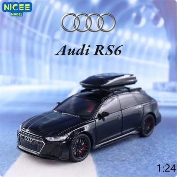 model Audi RS6 C8 1:24 (20cm) otwierane drzwi LED