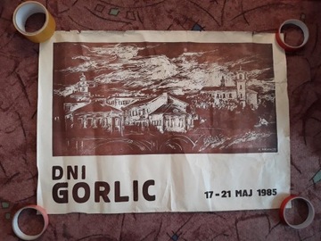 Plakat Gorlice dni Gorlic 1985