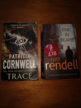 P. Cornwell, "TRACE" + Ruth Rendell, "End In Tears