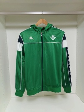 Bluza z kapturem zielona marki Kappa Real Betis sportowa rozmiar M 