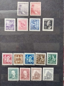 znaczki Czechy , Morawy - mieszane 43/44