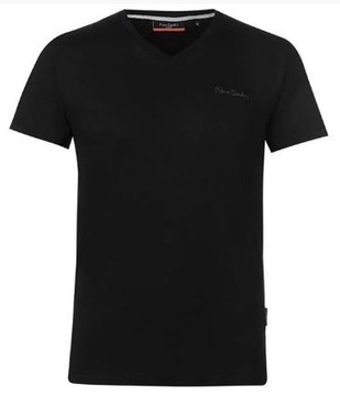 Pierre Cardin Plain T-Shirt - męska - XS -czarna