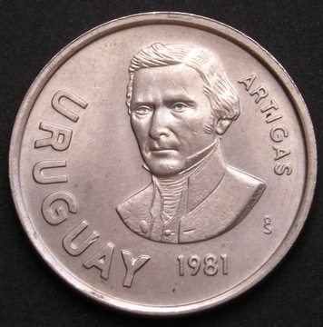 Urugwaj 10 pesos 1981 - Artigas