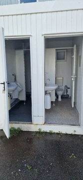 Kontener sanitarny WC damsko-męski pisuar Toaleta
