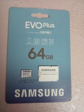 Karta pamięci Samsung EVO Plus MicroSDXC 64GB