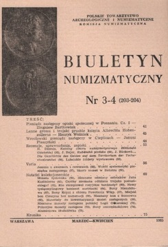 Biuletyn Numizmatyczny 203-204/1985