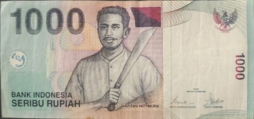 Indonesien 1000 Seribu Rupiah 200