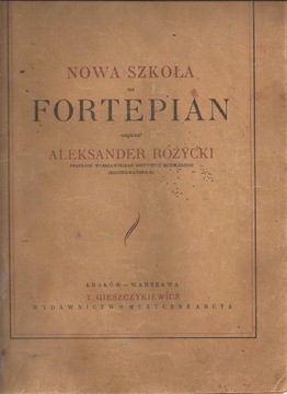 Nuty na fortepian,autor;Aleksander Różycki