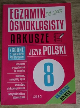GREG__ EGZAMIN ÓSMOKLASISTY_ J.POLSKI_ arkusze