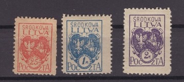 Litwa Środkowa - nr 1-3 B *