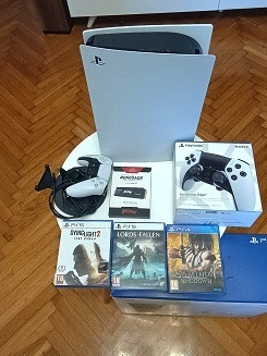 PlayStation 5 + DS Egde + SSD + gry