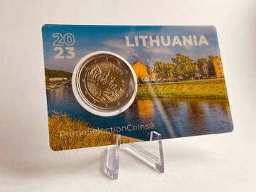 2 euro - Litwa 2023- Razem z Ukrainą - coincard