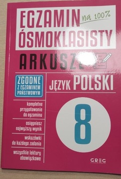 Egzamin ósmoklasisty język polski arkusze 