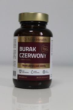 Nutri Health Burak Czerwony, 60 szt. KondycjaSkóry