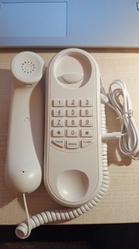 Telefon stacjonarny przewodowy TCF-1000 biały 