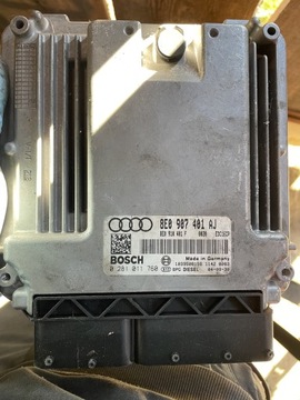 Sterownik silnika audi a4 b6 b7 8e0907401aj