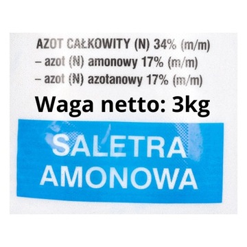 Saletra Amonowa Nawóz uniwersalny Anwil 3kg