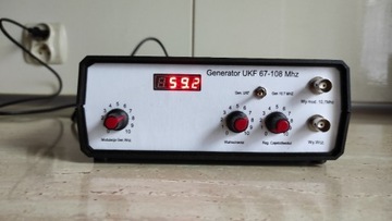 Generator UKF 67Mhz-108Mhz do przestrajania i napr