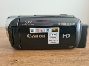 Kamera HD CANON HF R406 Legria FULL HD Zasilacz