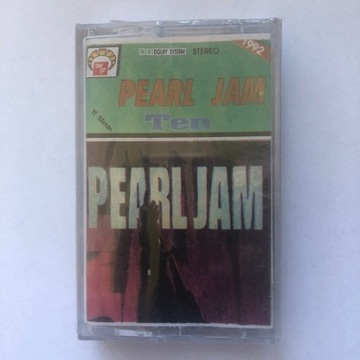 PEARL JAM - TEN MC 1992 GRUNGE (nowa)