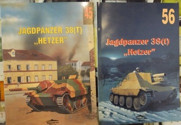 JAGDPANZER 38(T) HETZER cz. I i II - 45 i 56 Panzerwaffe
