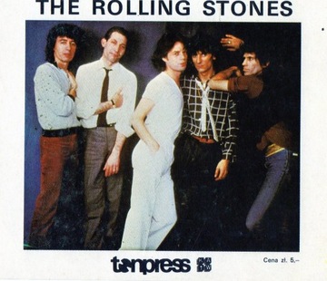 THE ROLLING STONES - zdjęcie zespołu z lat 70tych 