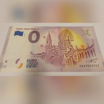 0 Euro - Jan Paweł II Stan Bankowy