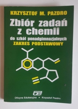 Zbiór zadań z chemii Krzysztof Pazdro podstawowy