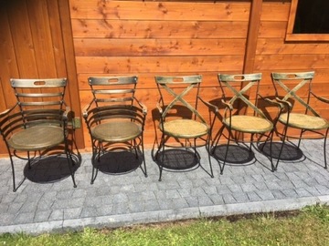 Krzesła ogrodowe - 5szt