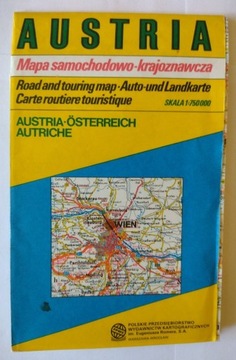 Austria mapa samochodowo-krajoznawcza