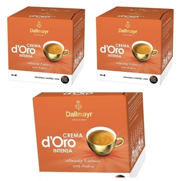 Kawa Dolce Gusto Dallmayr Crema d'ORO  Intens 3x16