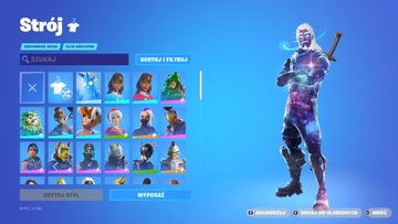 konto fortnite elitarna agentka, galaxy, 2 sezon