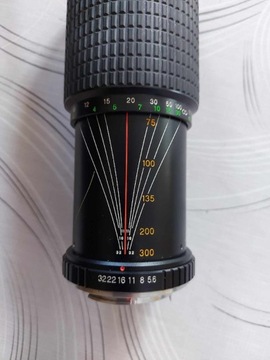 Obiektyw lens made in japan Telesor 75-300mm