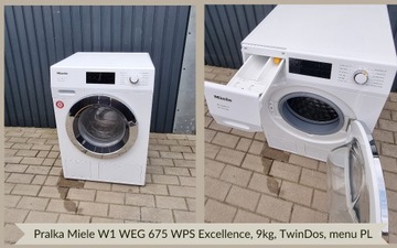 Pralka Miele W1 WEG 675 WPS Excellence, 9kg, TwinDos, menu PL