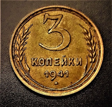 3--KOPIEJKI -1941- CCCP- UNC--PODWOJENIA