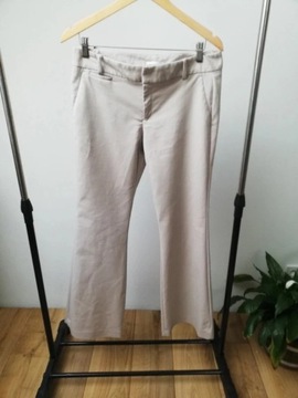 Perłowe spodnie szerokie nogawki  Calvin Klein M/L