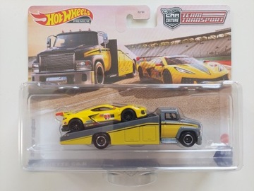 HOT WHEELS TEAM TRANSPORT CORVETTE CR.8 PREMIUM