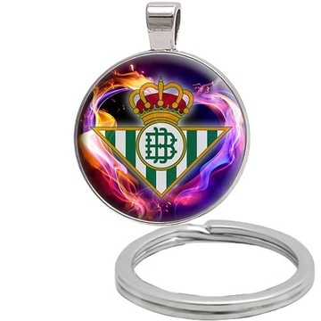 Brelok do kluczy/ka  Real Betis  Dwustronny