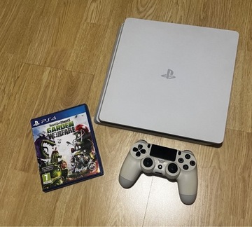 PS4 Slim Biała Jak nowa PlayStation4 Pad gra IDEAŁ