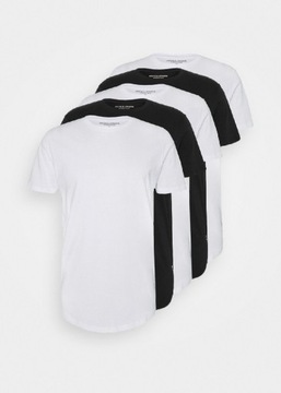 T- shirt black & white 5- pack Jack&Jones,M